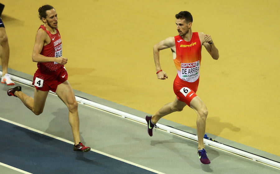 Alvaro de Arriba, en el Europeo de Glasgow. 