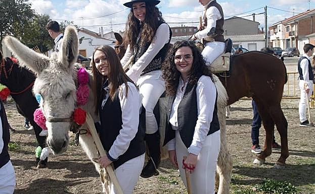 Imagen. Carrera de cintas en Pedrajas. 