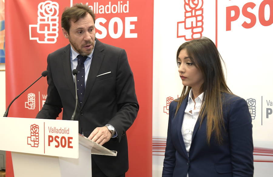 Óscar Puente y Carmen Jiménez Borja, uno de los fichajes del alcalde para su lista.