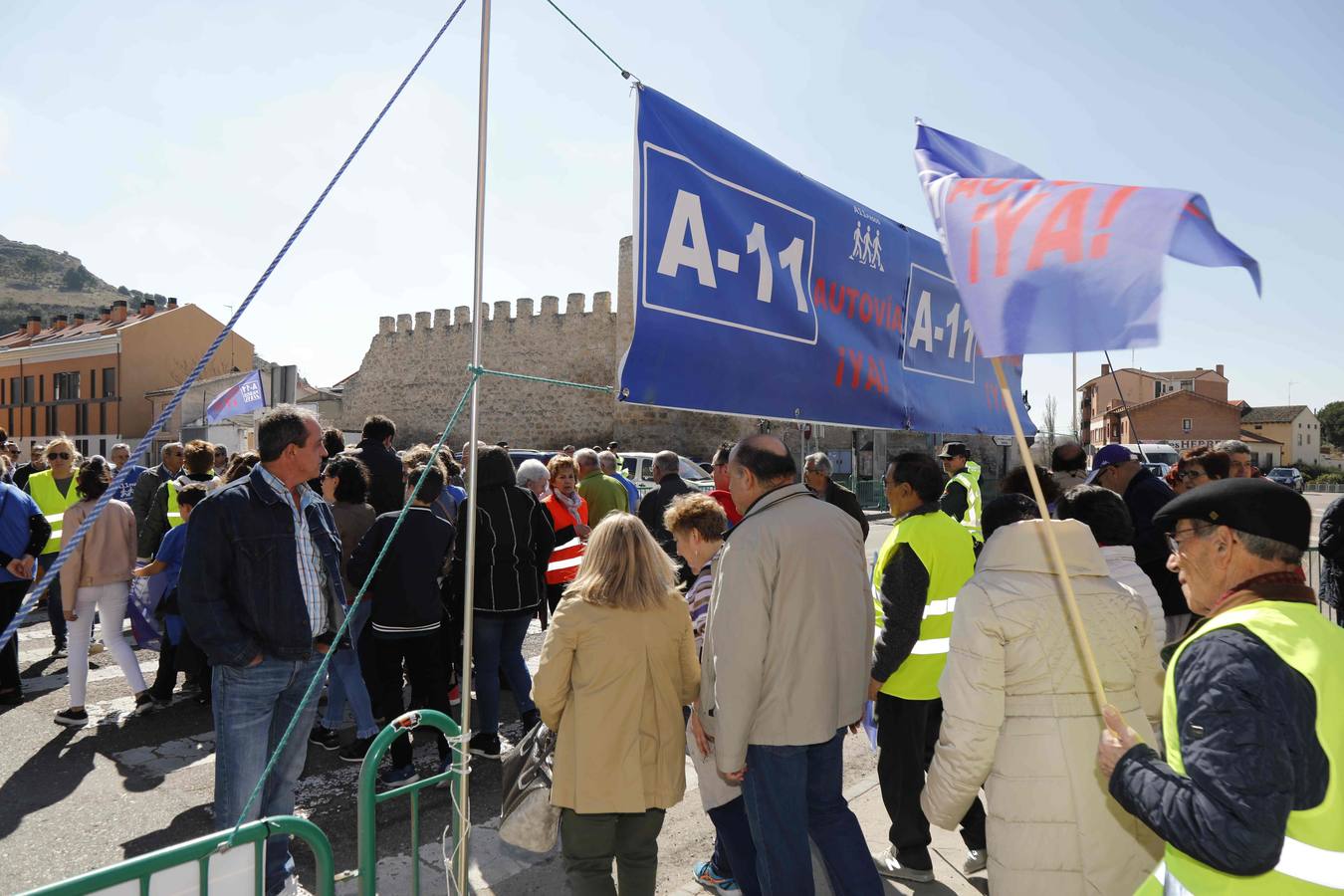 La próxima movilización será el 31 de marzo cuando A-11 Pasos se sumará a la manifestación que se celebrará en Madrid bajo el lema 'La revuelta de la España vacía'