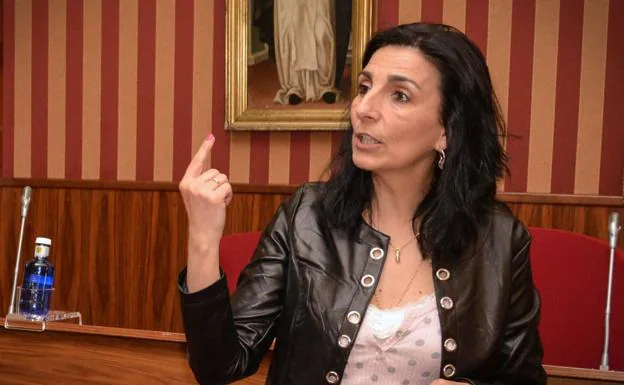 Gloria Bañeres, portavoz de Ciudadanos en el Ayuntamiento de Burgos. 