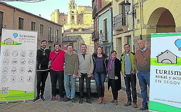Junta directiva de la Asociación de Turismo Rural y Activo de Segovia. 