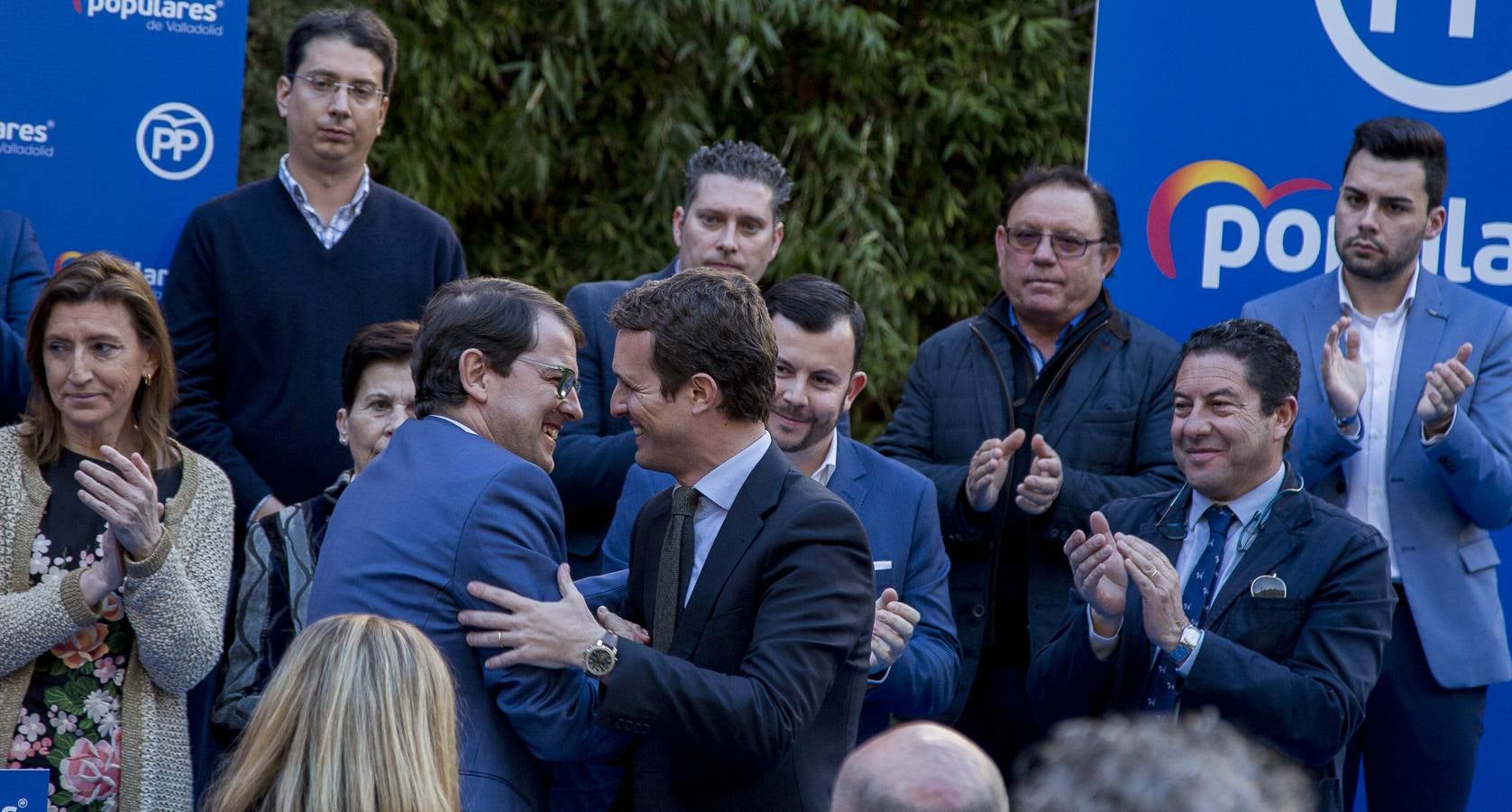 Fotos: Pablo Casado participa en un acto con militantes del Partido Popular en Valladolid