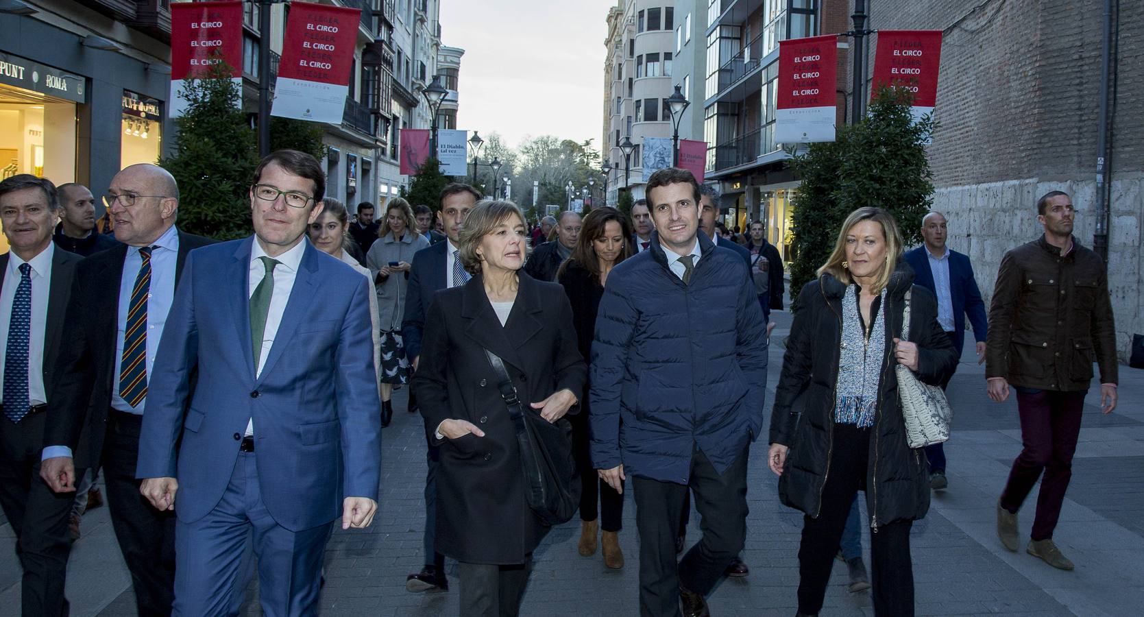 Fotos: Pablo Casado participa en un acto con militantes del Partido Popular en Valladolid