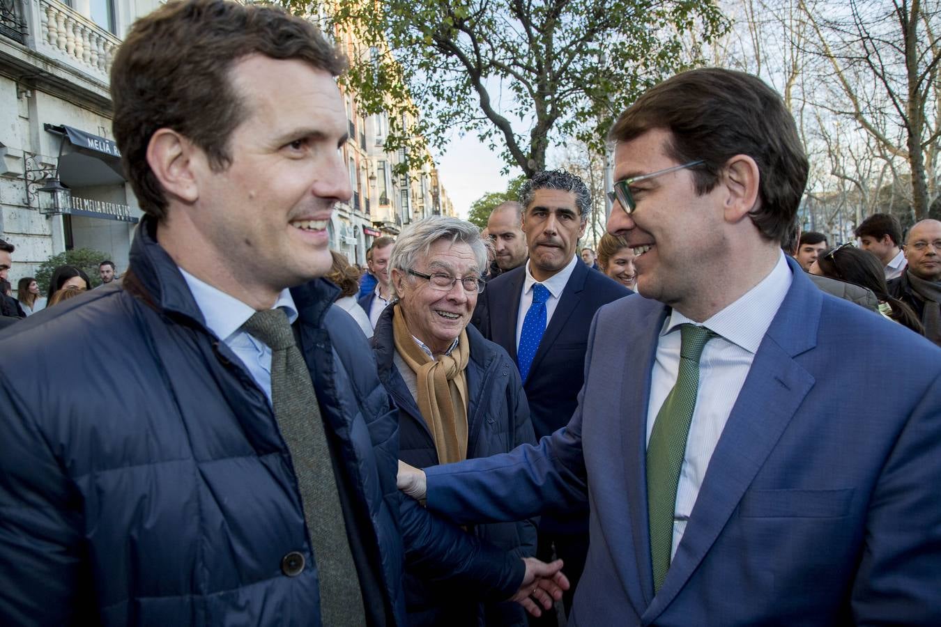 Fotos: Pablo Casado participa en un acto con militantes del Partido Popular en Valladolid
