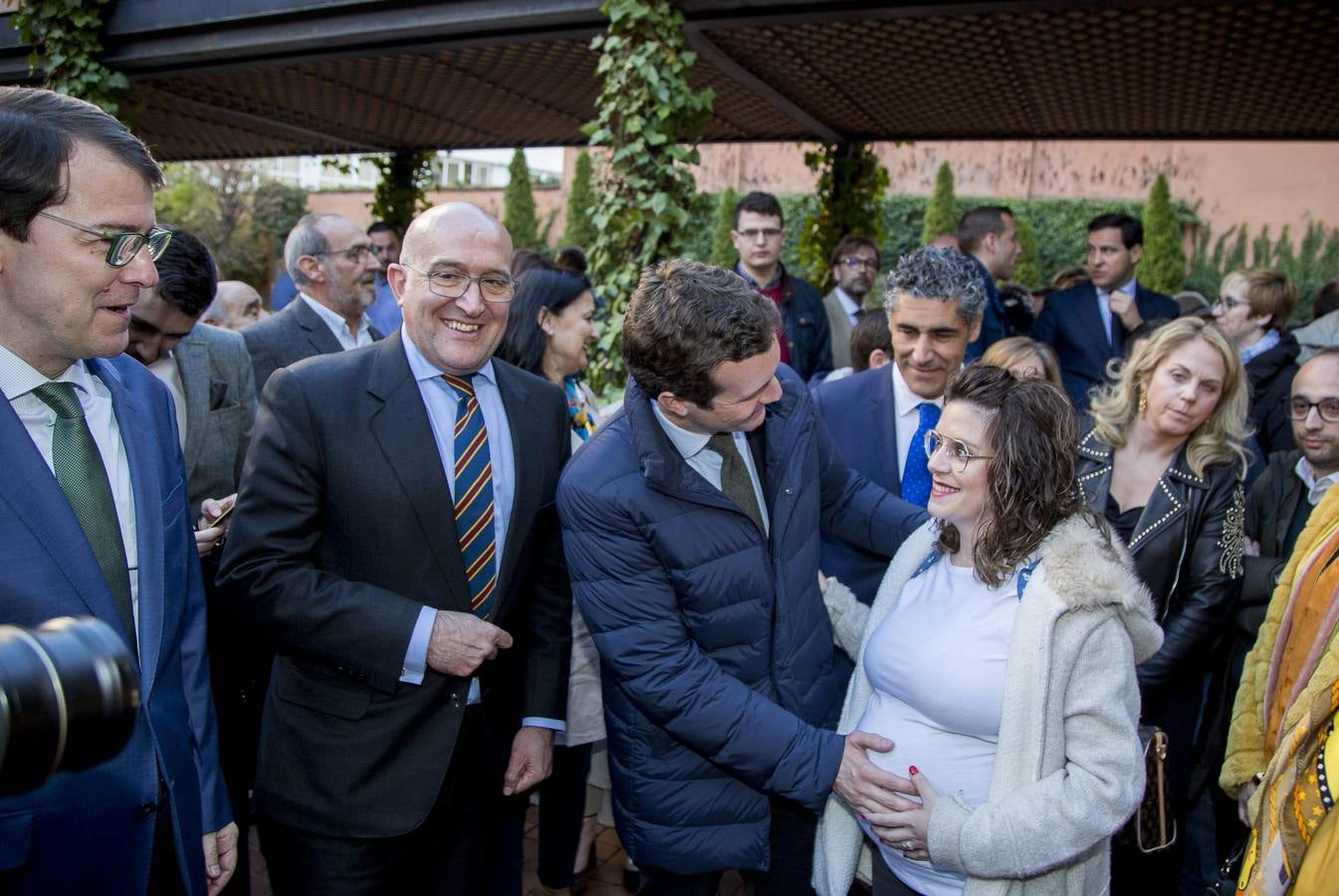 Fotos: Pablo Casado participa en un acto con militantes del Partido Popular en Valladolid
