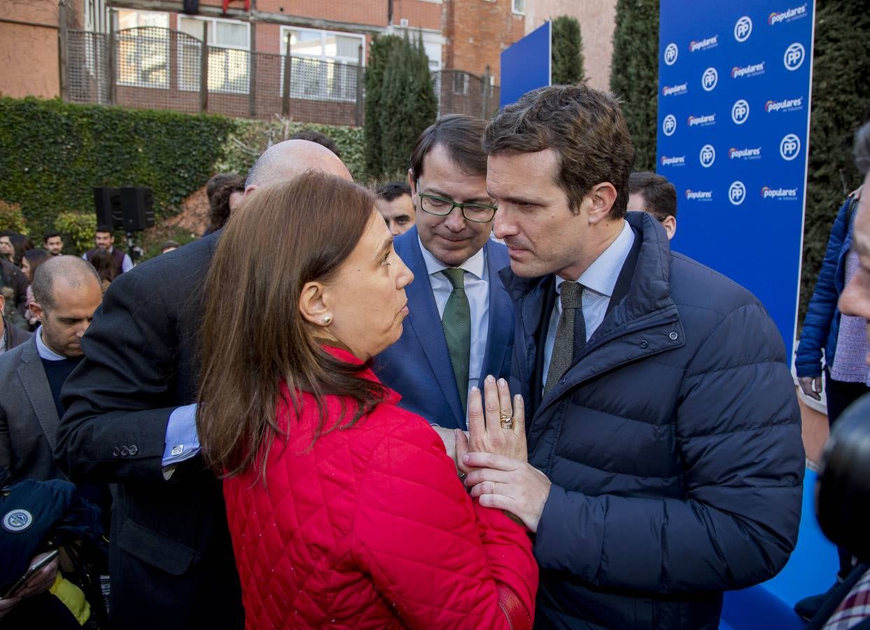 Fotos: Pablo Casado participa en un acto con militantes del Partido Popular en Valladolid