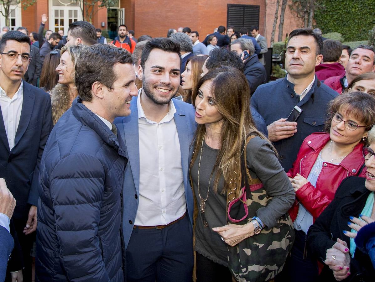 Fotos: Pablo Casado participa en un acto con militantes del Partido Popular en Valladolid