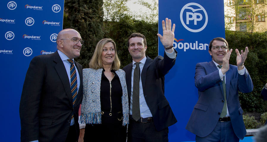 Fotos: Pablo Casado participa en un acto con militantes del Partido Popular en Valladolid