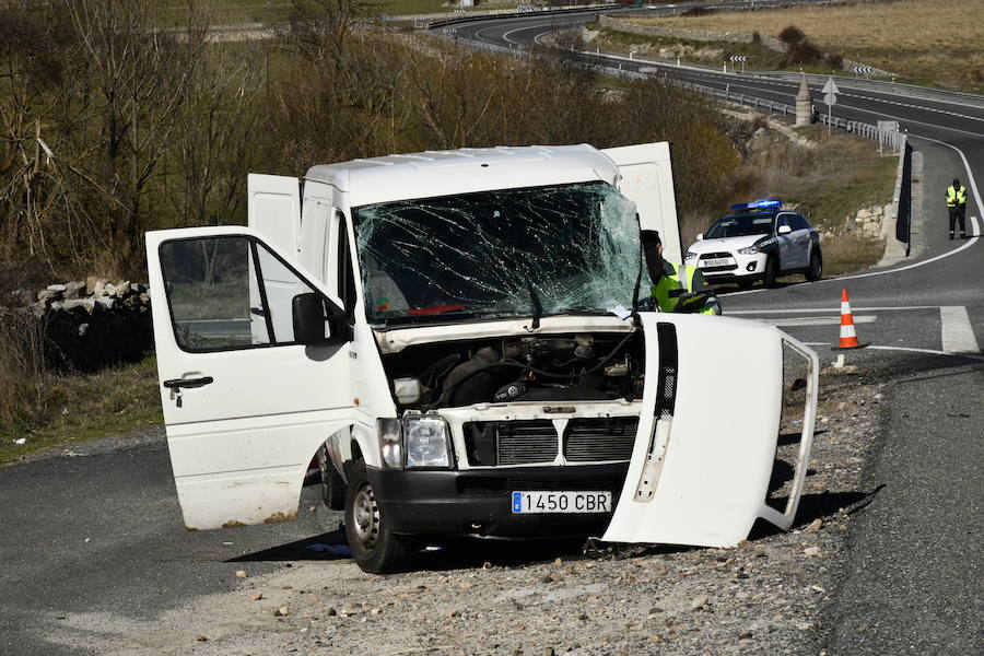 Fotos: Accidente mortal en la N-VI en El Espinar