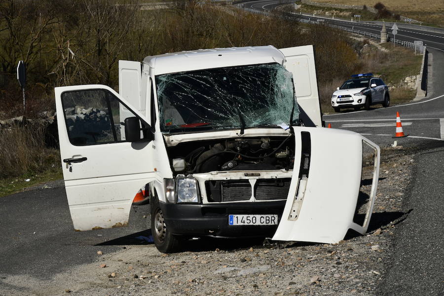 Fotos: Accidente mortal en la N-VI en El Espinar