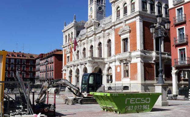 Las obras de la Plaza Mayor se encuentran dentro de las que se terminarán en el primer semestre del año. 