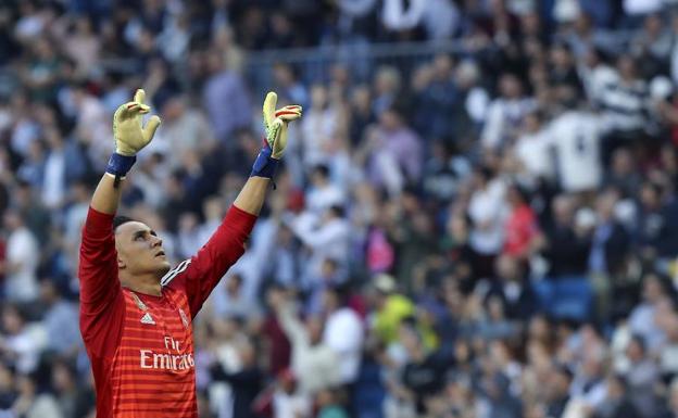 Keylor Navas, autor de la mejor parada de la jornada. 