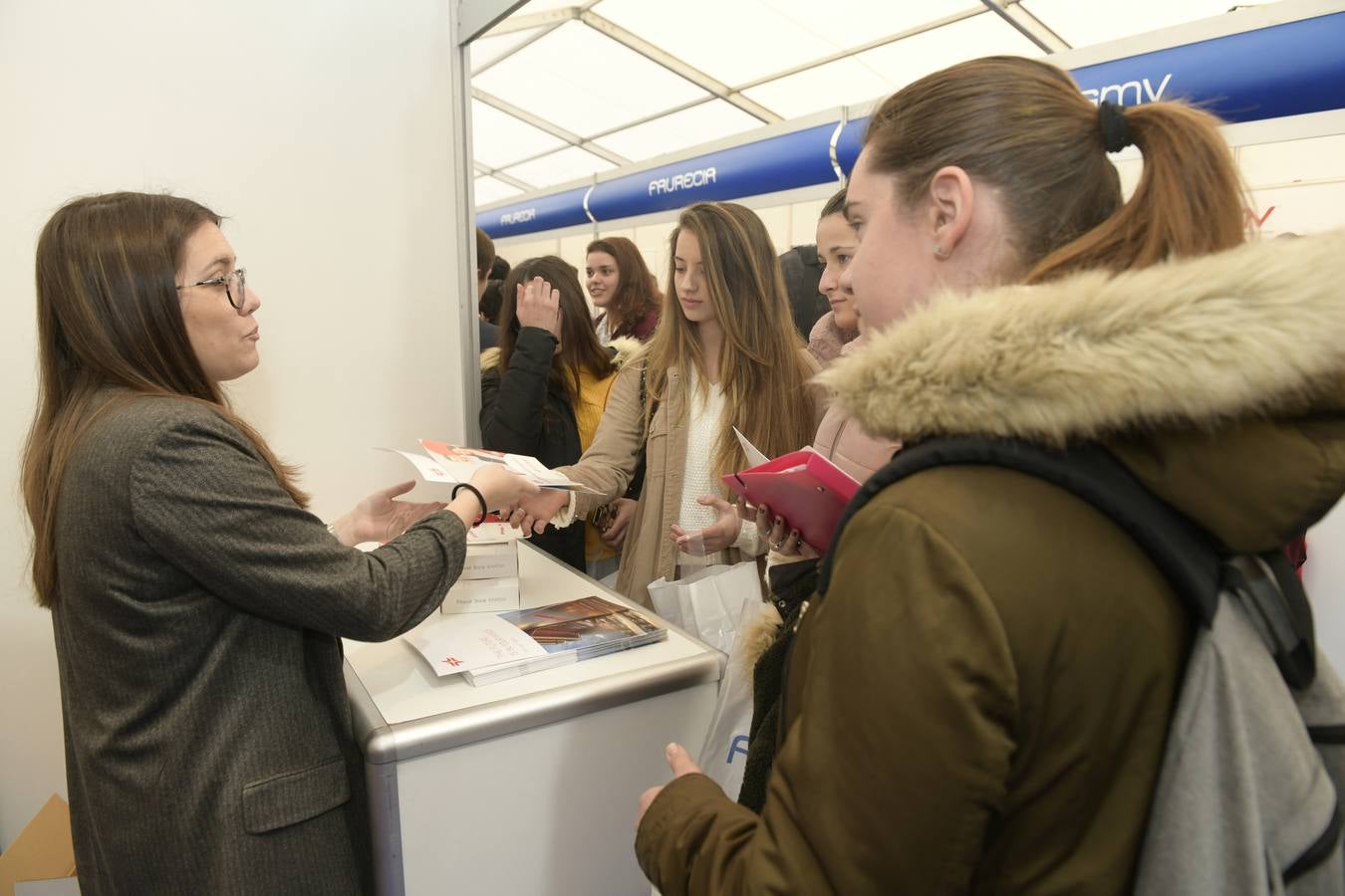 Inauguración de FIBEST, foro de empleo para estudiantes.