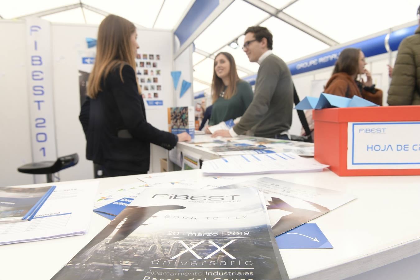Inauguración de FIBEST, foro de empleo para estudiantes.
