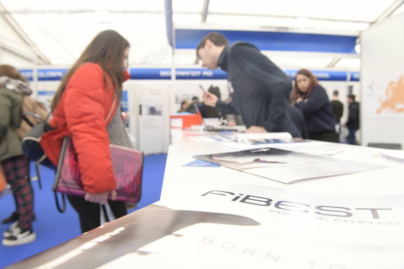 Inauguración de FIBEST, foro de empleo para estudiantes.