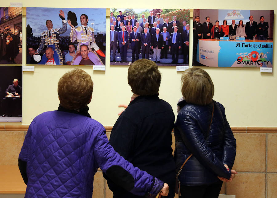 Fotos: Inauguración de la exposición «Un año en imágenes» de El Norte de Castilla en Ortigosa del Monte
