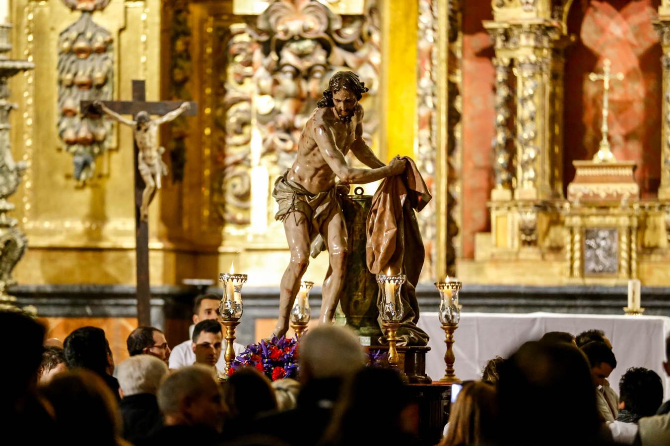 Via Cruis de Jesús Flagelado en la Clerecía de Salamanca.