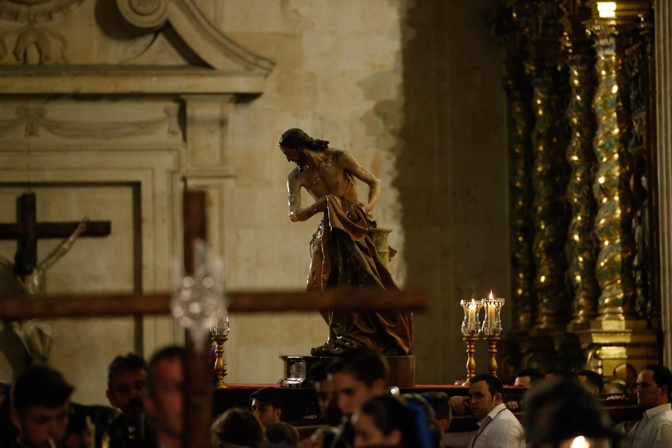 Via Cruis de Jesús Flagelado en la Clerecía de Salamanca.