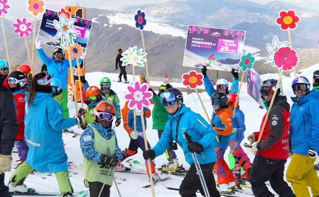 La campaña de primavera se activa en la estación de Sierra Nevada el día 8 de abril