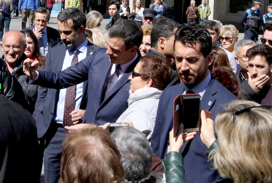 Fotos: Visita de Pedro Sánchez a Segovia