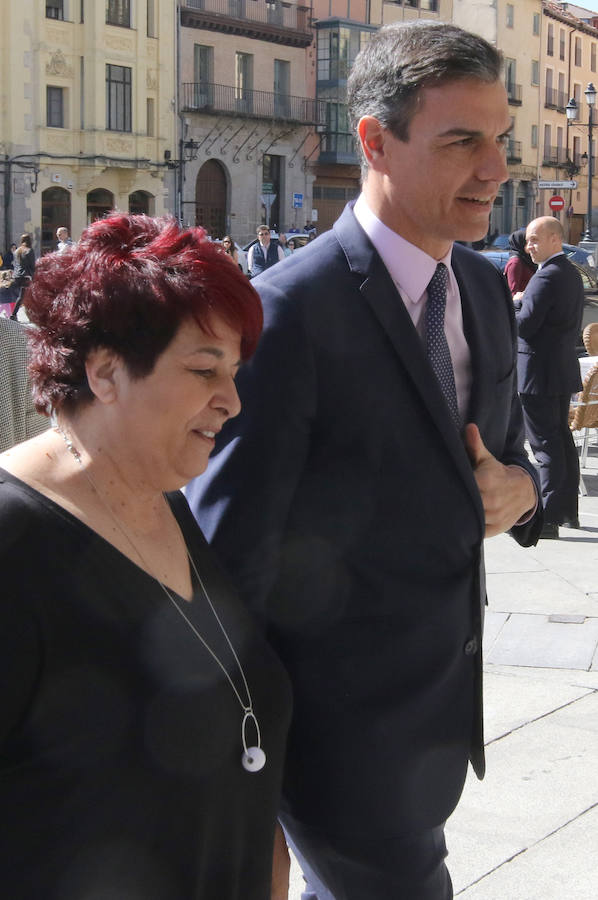 Fotos: Visita de Pedro Sánchez a Segovia