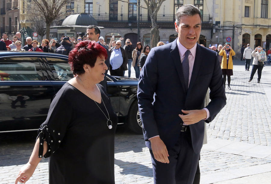 Fotos: Visita de Pedro Sánchez a Segovia