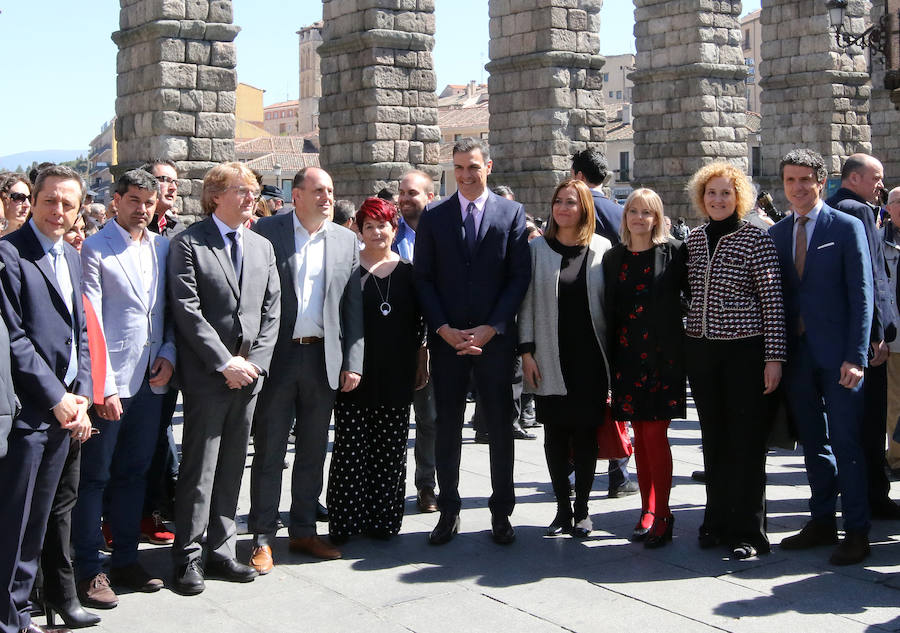 Fotos: Visita de Pedro Sánchez a Segovia