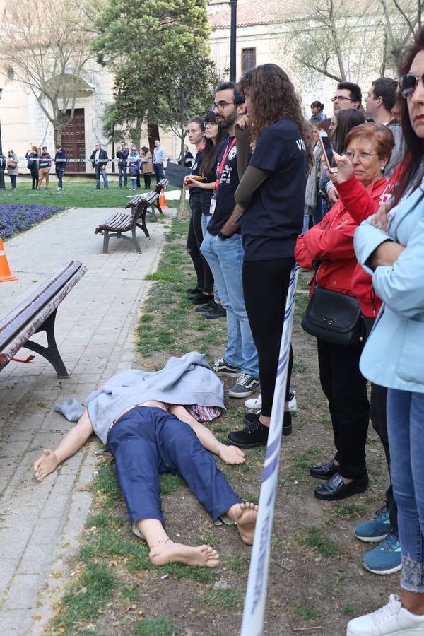 Fotos: Simulacro de atentado terrorista en la Facultad de Medicina de Valladolid