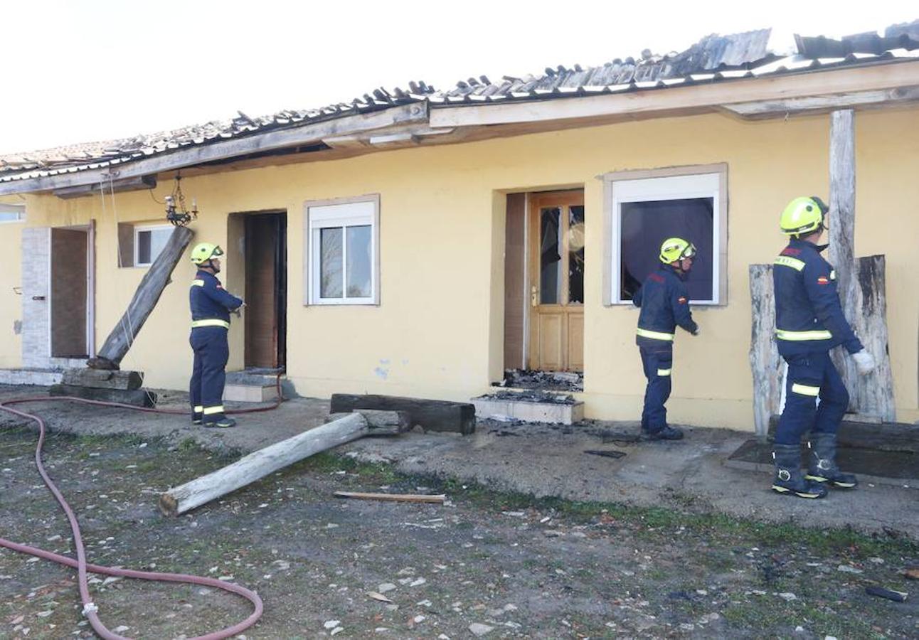 Fotos: Las imágenes del Albergue Canal de Castilla de Frómista tras el incendio