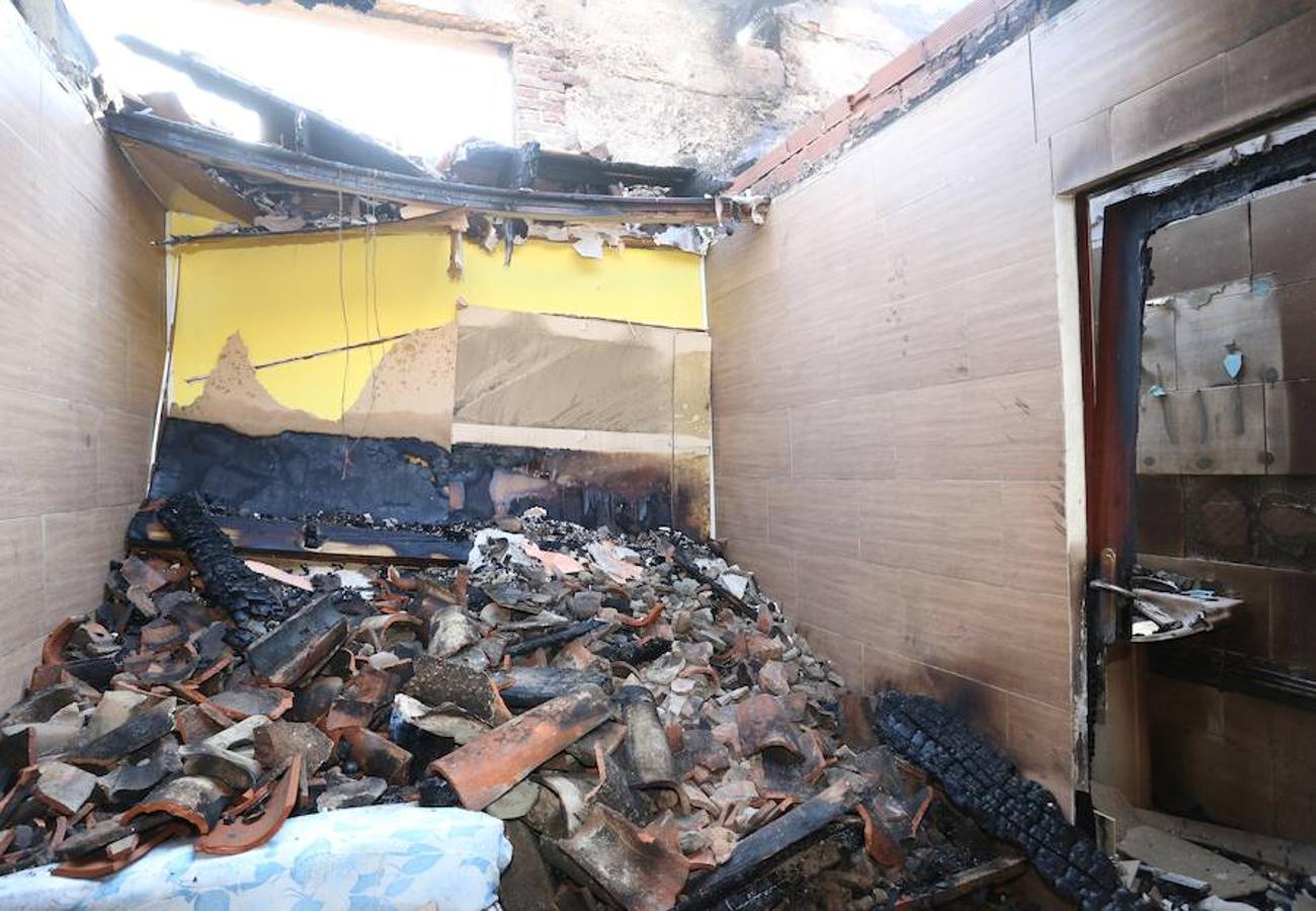 Fotos: Las imágenes del Albergue Canal de Castilla de Frómista tras el incendio
