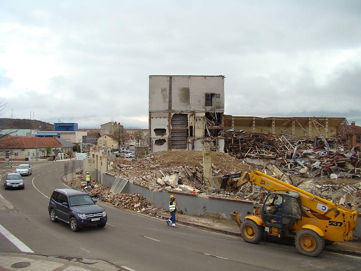 Se cumplen cinco años del derribo de la factoría galletera aguilarense, buque insignia de la industria agroalimentaria palentina.