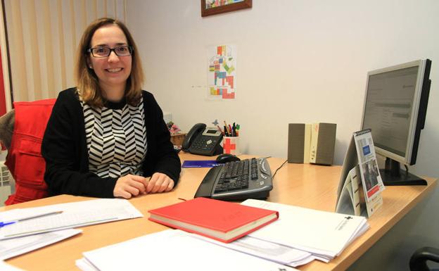 Ana Mínguez, responsable del servicio en Segovia. 