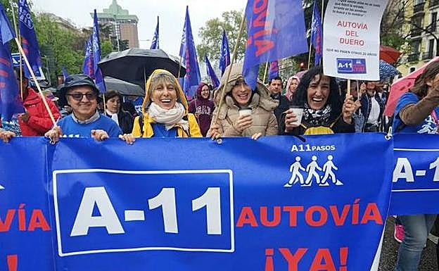 Participantes en la manifestación de Madrid.