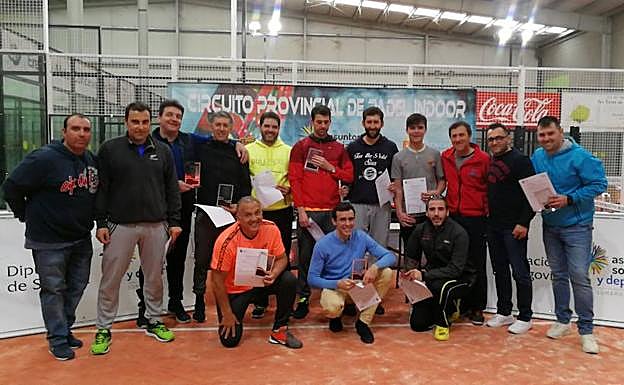 Participantes en la categoría masculina en esta tercera jornada del circuito provincial.