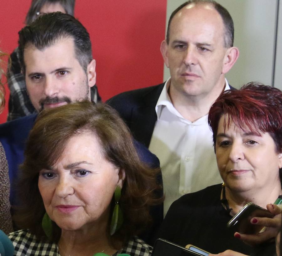 Fotos: Visita a Segovia de la vicepresidenta del Gobierno, Carmen Calvo