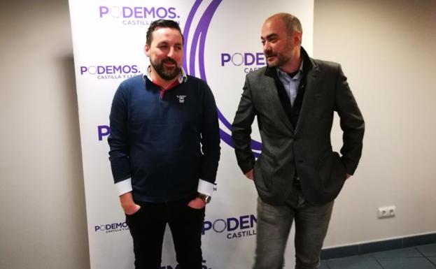 Miguel Ángel Holguín e Israel Álvarez, candidatos a la Alcaldía de Valladolid y a las Cortes. 