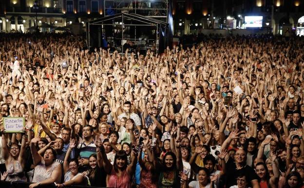 Público del concierto de Rozalen las pasadas ferias de Valladolid.