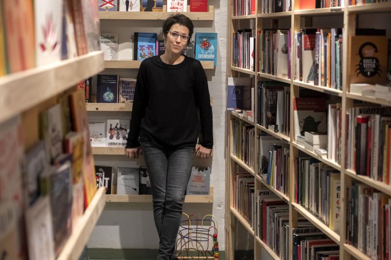 Eva Baltasar, ayer en Valladolid.