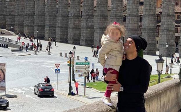 Casemiro, durante su visita a Segovia.