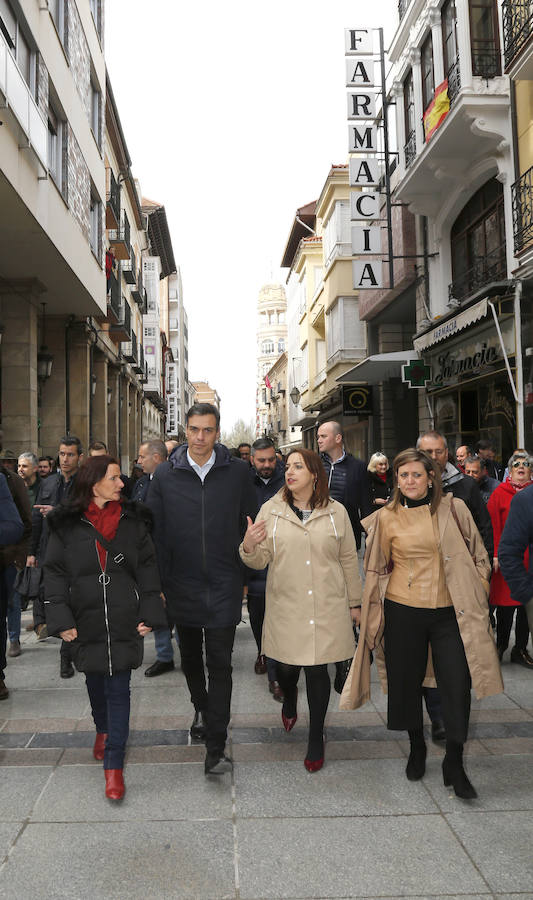 Fotos: Pedro sanchez visita Palencia