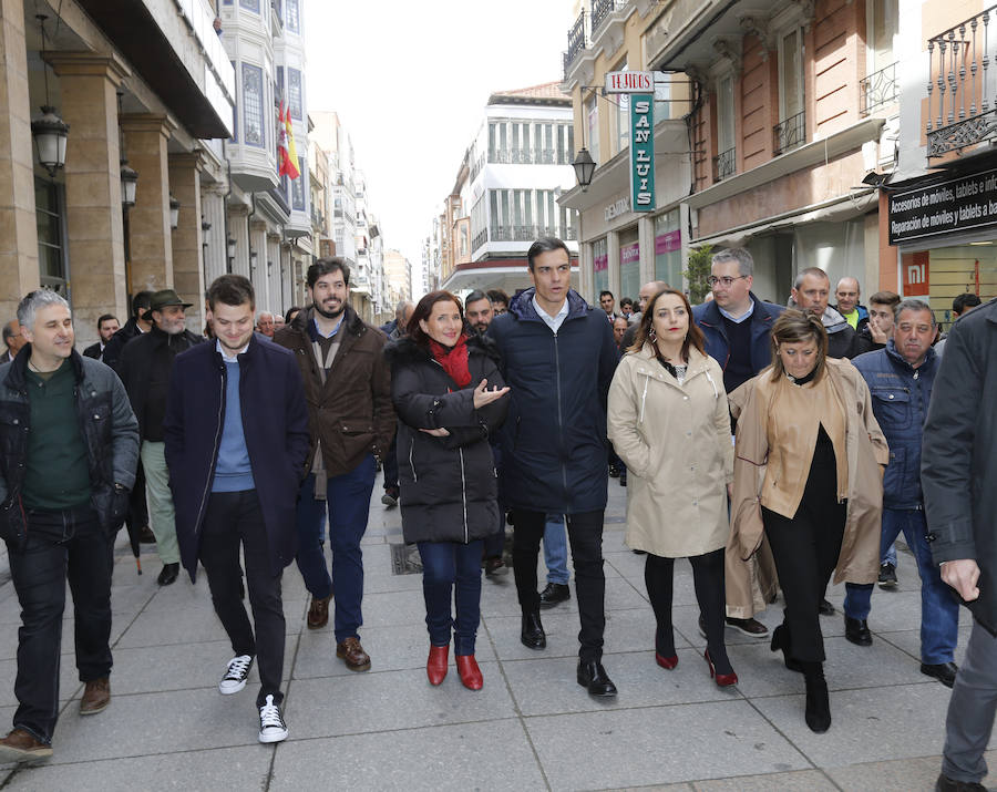 Fotos: Pedro sanchez visita Palencia