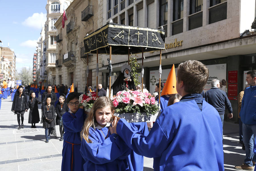 Fotos: Los niños inauguran la Semana Santa de Palencia