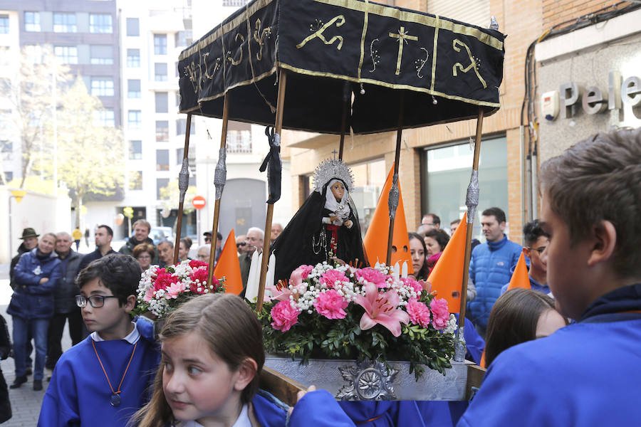 Fotos: Los niños inauguran la Semana Santa de Palencia