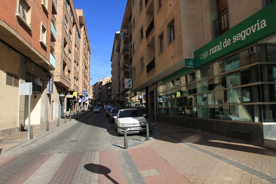 Calle Los Coches de Segovia.