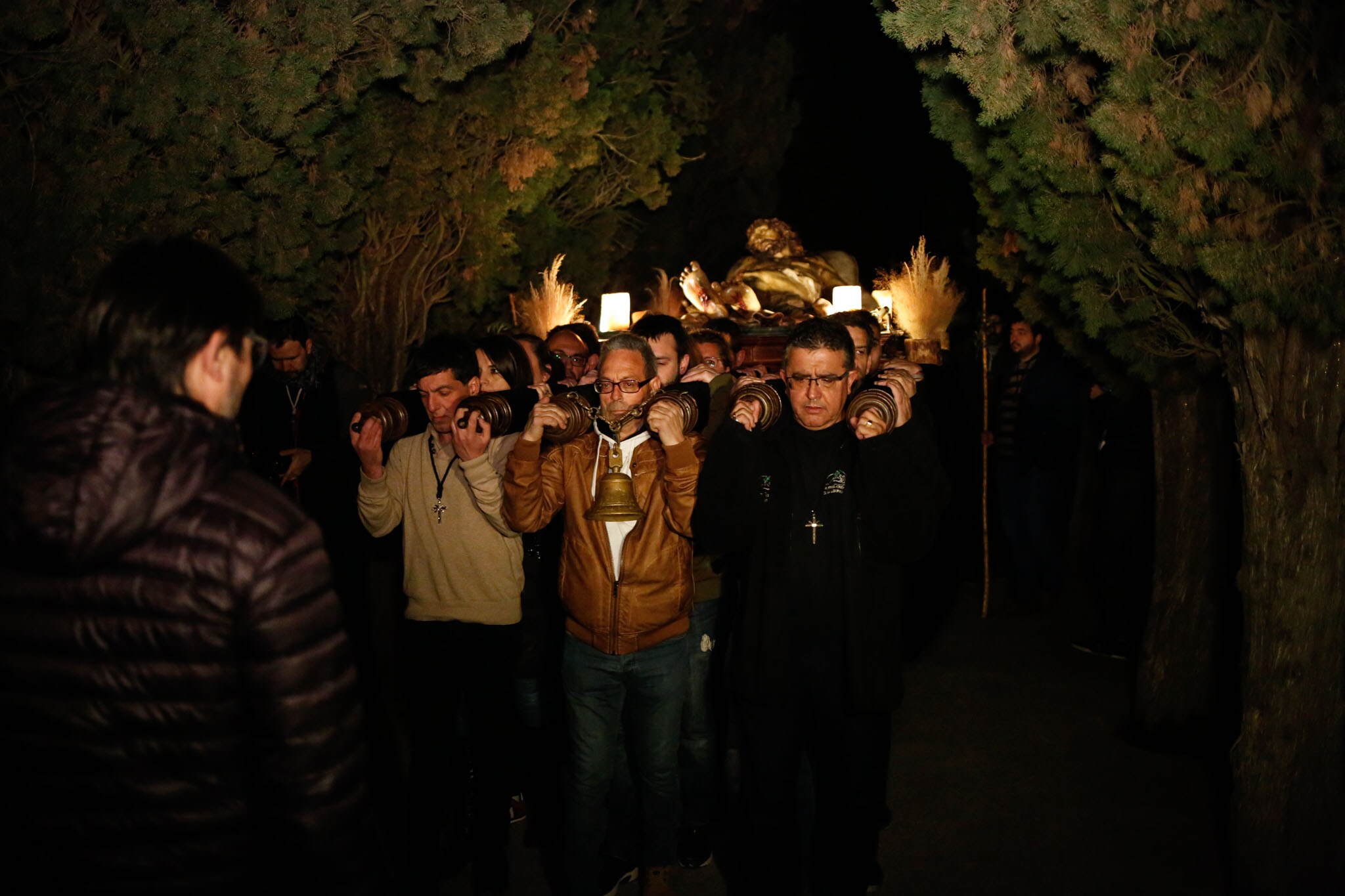 Fotos: Traslado del Cristo del Amor y de la Paz en Salamanca