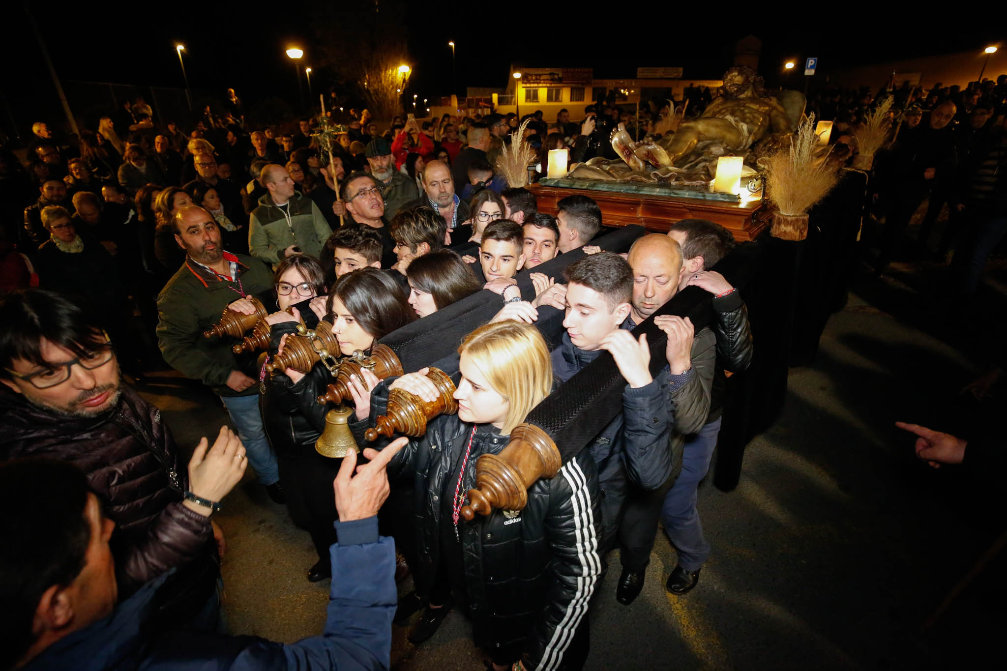 Fotos: Traslado del Cristo del Amor y de la Paz en Salamanca