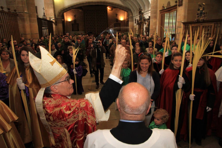 Fotos: Domingo de Ramos. Bendición de las palmas en San Miguel