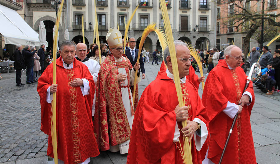 Fotos: Domingo de Ramos. Bendición de las palmas en San Miguel