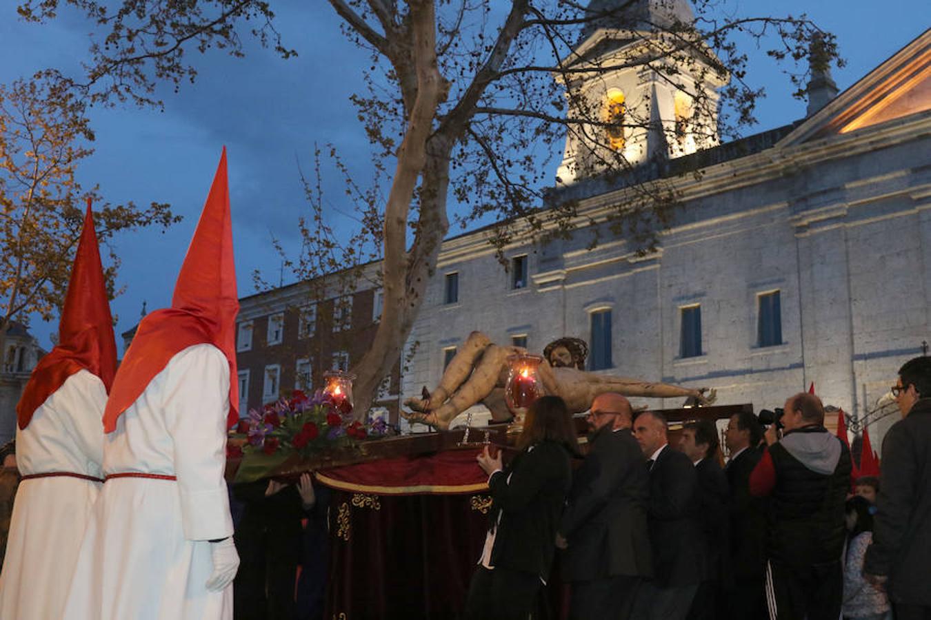 Procesión del Traslado del Cristo de los Trabajos desde Filipinos a la Iglesia de Santiago